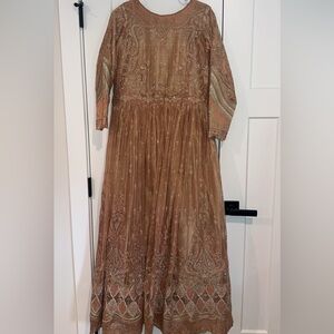 Fancy Pakistani Gown 2 piece